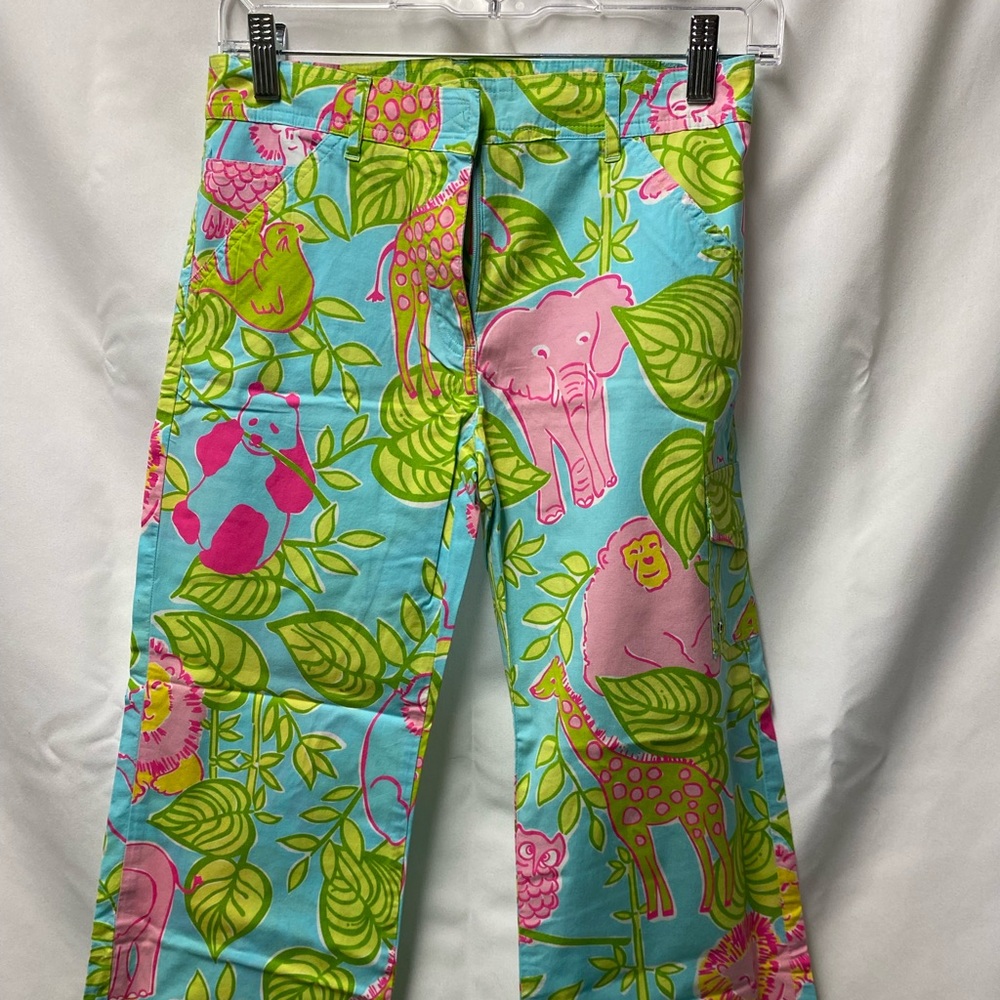 Capri pant w side cargo pocket